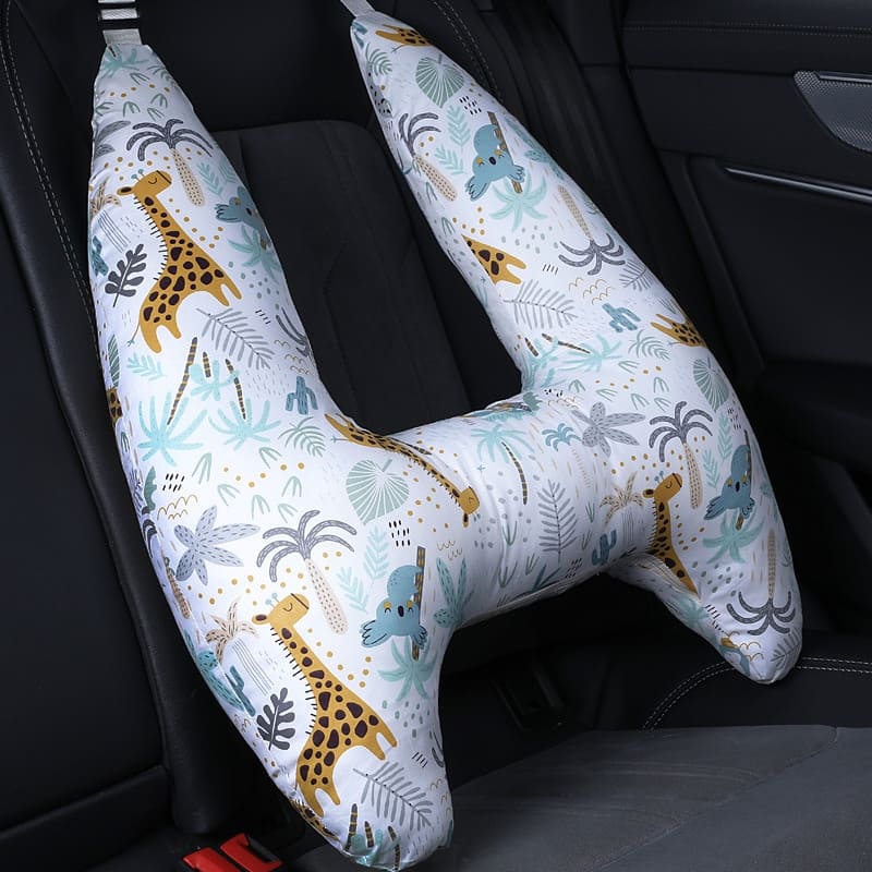Cute Animal Pattern Kid Neck Head Support, U-Shape Children Travel Pillow  Cushion for Car Seat, Safety Neck Pillow for Kids